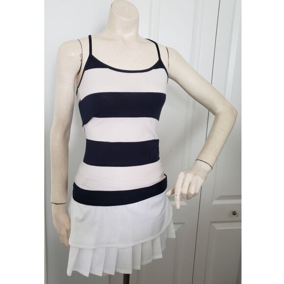 BNWOT Calvin Klein white pleated skort tennis skirt w shorts underneath SMALL - Picture 5 of 15